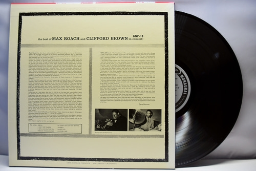 Gene Norman Presents Max Roach And Clifford Brown [맥스 로치, 클리포드 브라운] – In Concert - 중고 수입 오리지널 아날로그 LP