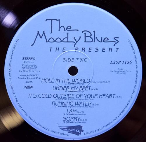 The Moody Blues [무디 블루스] - The Present ㅡ 중고 수입 오리지널 아날로그 LP