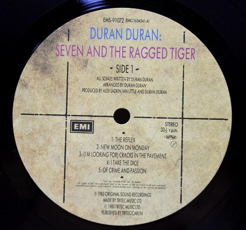 Duran Duran [듀란 듀란] – Seven And The Ragged Tiger ㅡ 중고 수입 오리지널 아날로그 LP