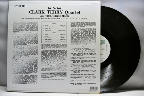 Clark Terry With Thelonious Monk [클락 테리, 델로니어스 몽크] – In Orbit - 중고 수입 오리지널 아날로그 LP