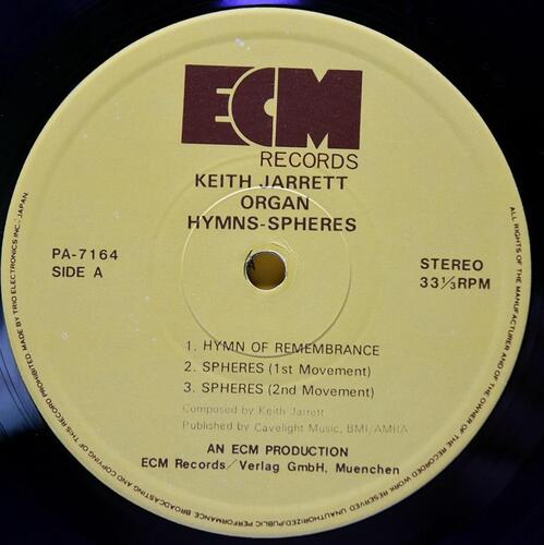 Keith Jarrett [키스 자렛] – Hymns Spheres - 중고 수입 오리지널 아날로그 2LP