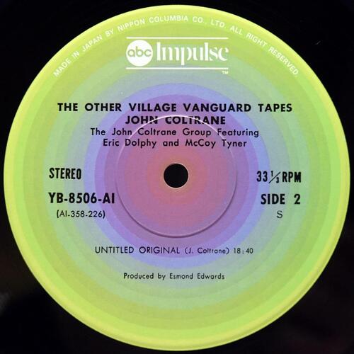 John Coltrane [존 콜트레인]‎ - The Other Village Vanguard Tapes - 중고 수입 오리지널 아날로그 2LP