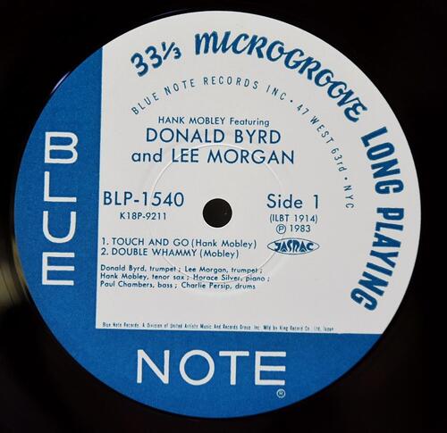 Hank Mobley With Donald Byrd And Lee Morgan [행크 모블리, 도날드 버드, 리 모건] – Hank Mobley With Donald Byrd And Lee Morgan - 중고 수입 오리지널 아날로그 LP