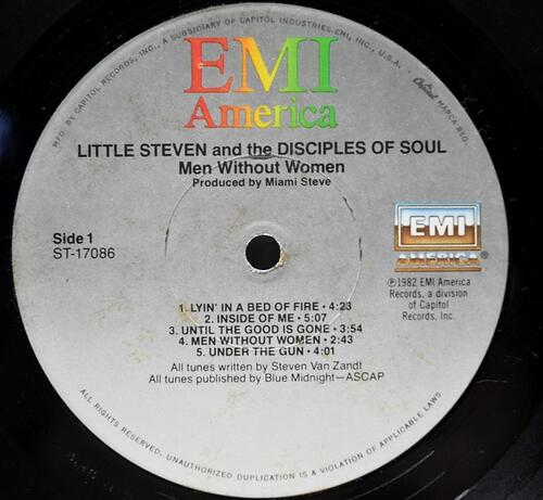 Little Steven And The Disciples Of Soul [스티브 반 잰트] – Men Without Women ㅡ 중고 수입 오리지널 아날로그 LP