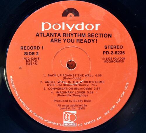 Atlanta Rhythm Section [아틀란타 리듬 섹션] – Are You Ready! ㅡ 중고 수입 오리지널 아날로그 2LP