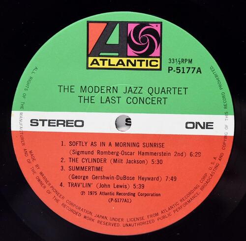 The Modern Jazz Quartet [모던 재즈 쿼텟]‎ - The Last Concert - 중고 수입 오리지널 아날로그 2LP