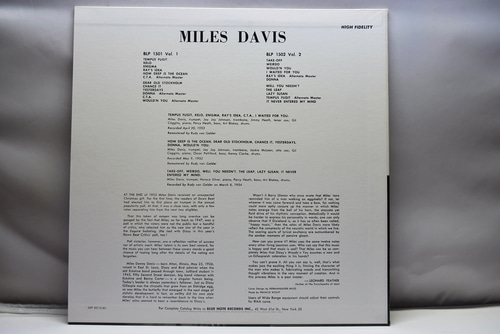 Miles Davis [마일스 데이비스] – Volume 1,2 세트 - 중고 수입 오리지널 아날로그 2LP