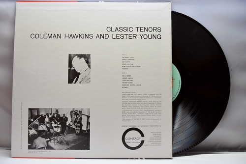 Coleman Hawkins, Lester Young [콜맨 호킨스, 레스터 영] - Classic Tenors - 중고 수입 오리지널 아날로그 LP