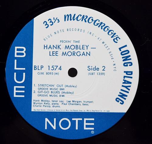 Hank Mobley, Lee Morgan [행크 모블리, 리 모건] – Peckin&#039; Time - 중고 수입 오리지널 아날로그 LP