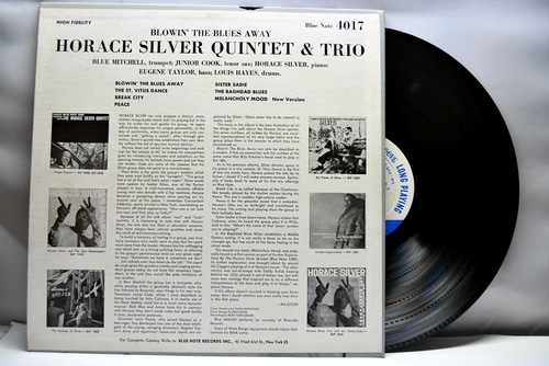 The Horace Silver Quintet &amp; Trio [호레이스 실버] ‎– Blowin&#039; The Blues Away (USA 1st Pressing)  - 중고 수입 오리지널 아날로그 LP