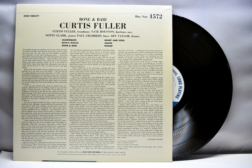 Curtis Fuller [커티스 플러] – Bone &amp; Bari - 중고 수입 오리지널 아날로그 LP