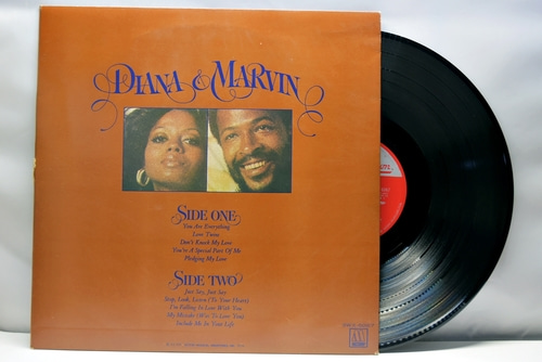 Diana Ross,  Marvin Gaye [다이애나 로즈, 마빈 게이] – Diana &amp; Marvin ㅡ 중고 수입 오리지널 아날로그 LP