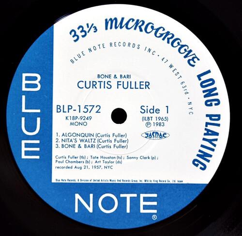 Curtis Fuller [커티스 플러] – Bone &amp; Bari - 중고 수입 오리지널 아날로그 LP