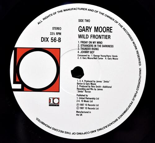 Gary Moore [게리 무어] - Wild Frontier (UK Pressing) - 중고 수입 오리지널 아날로그 LP