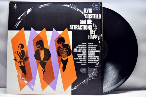 Elvis Costello &amp; The Attractions [엘비스 코스텔로] – Get Happy!! ㅡ 중고 수입 오리지널 아날로그 LP