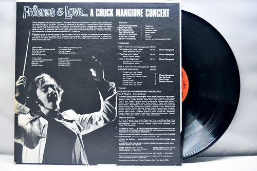 Chuck Mangione [척 맨지오니]‎ - Friends &amp; Love... A Chuck Mangione Concert - 중고 수입 오리지널 아날로그 LP