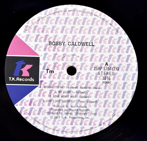 Bobby Caldwell [바비 콜드웰] - Evening Scandal ㅡ 중고 수입 오리지널 아날로그 LP