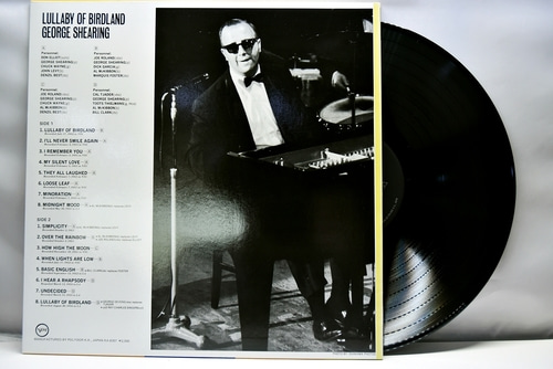 George Shearing [조지 시어링] – Lullaby Of Birdland - 중고 수입 오리지널 아날로그 LP