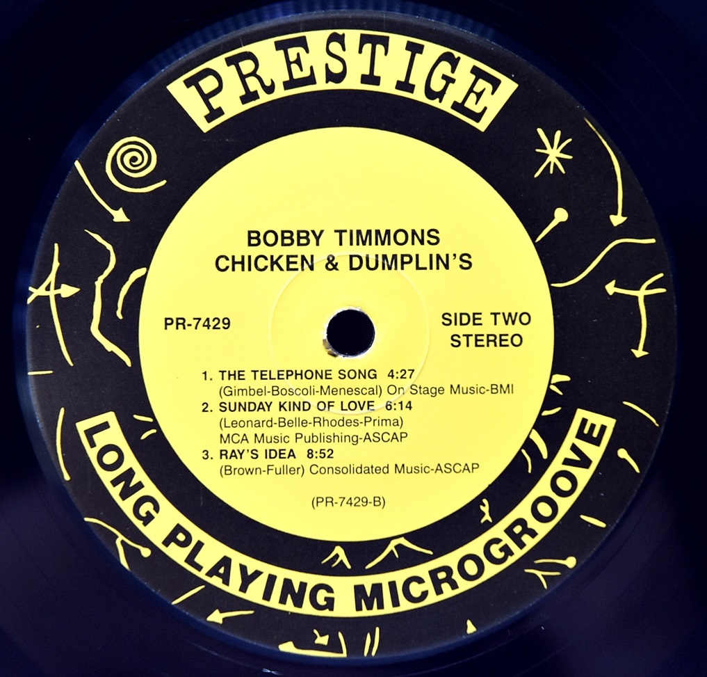 Bobby Timmons [보비 티몬스] – Chicken &amp; Dumplin&#039;s - 중고 수입 오리지널 아날로그 LP