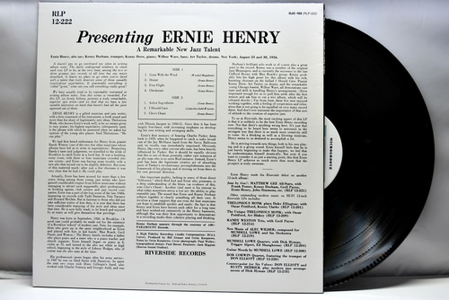 Ernie Henry [어니 헨리] – Presenting Ernie Henry - 중고 수입 오리지널 아날로그 LP