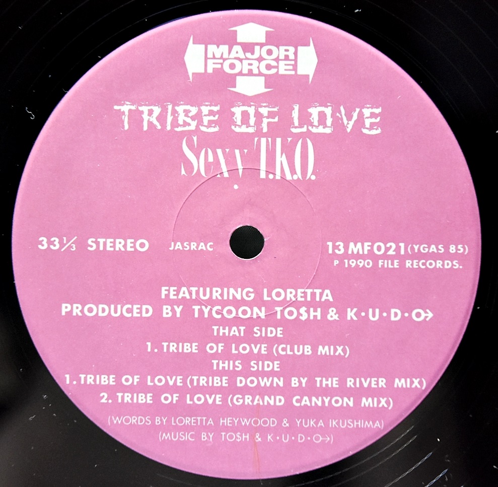 Sexy T.K.O. – Tribe Of Love ㅡ 중고 수입 오리지널 아날로그 LP