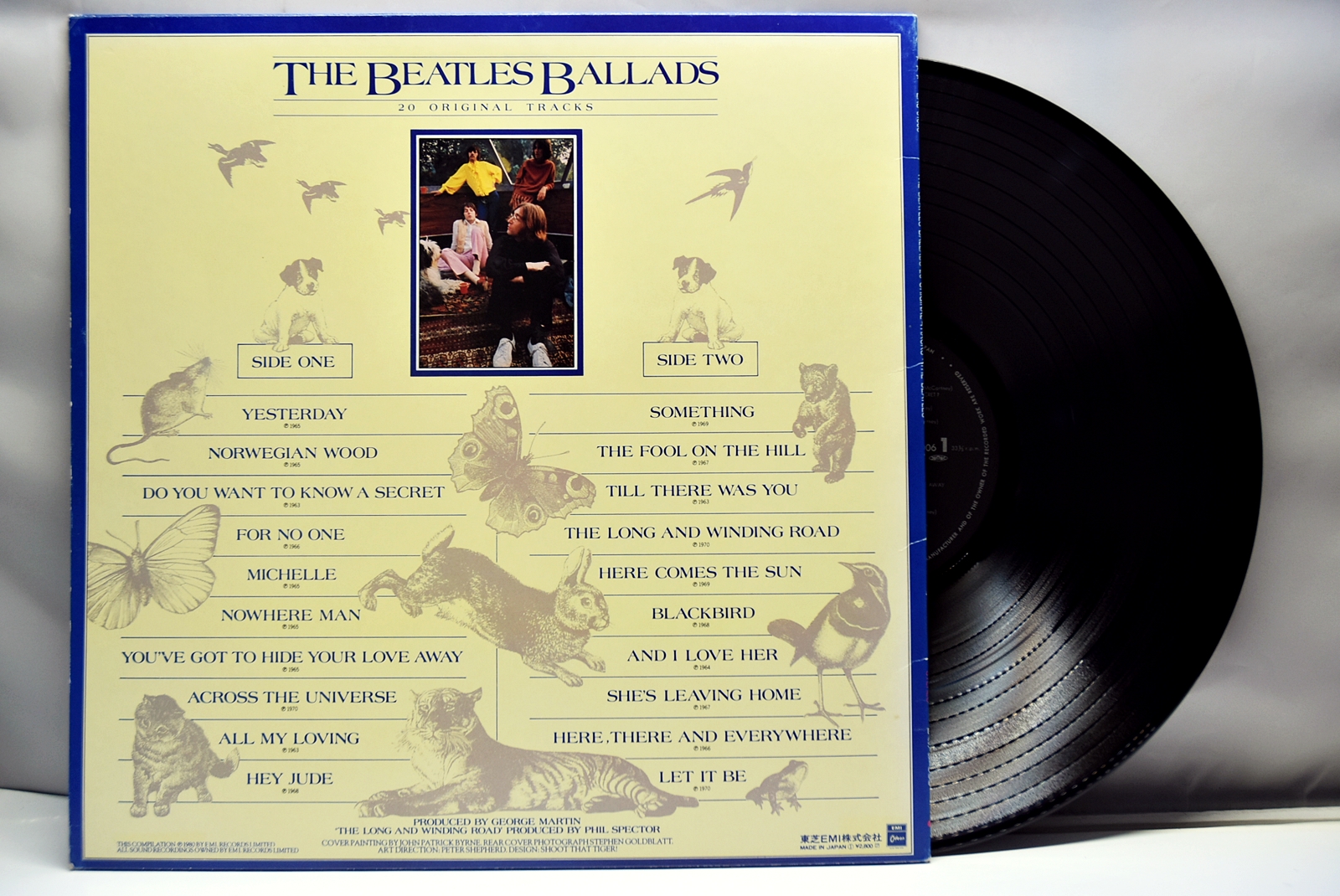 The Beatles [비틀즈] - The Beatles Ballads (20 Original Tracks) ㅡ 중고 수입 오리지널 아날로그 LP