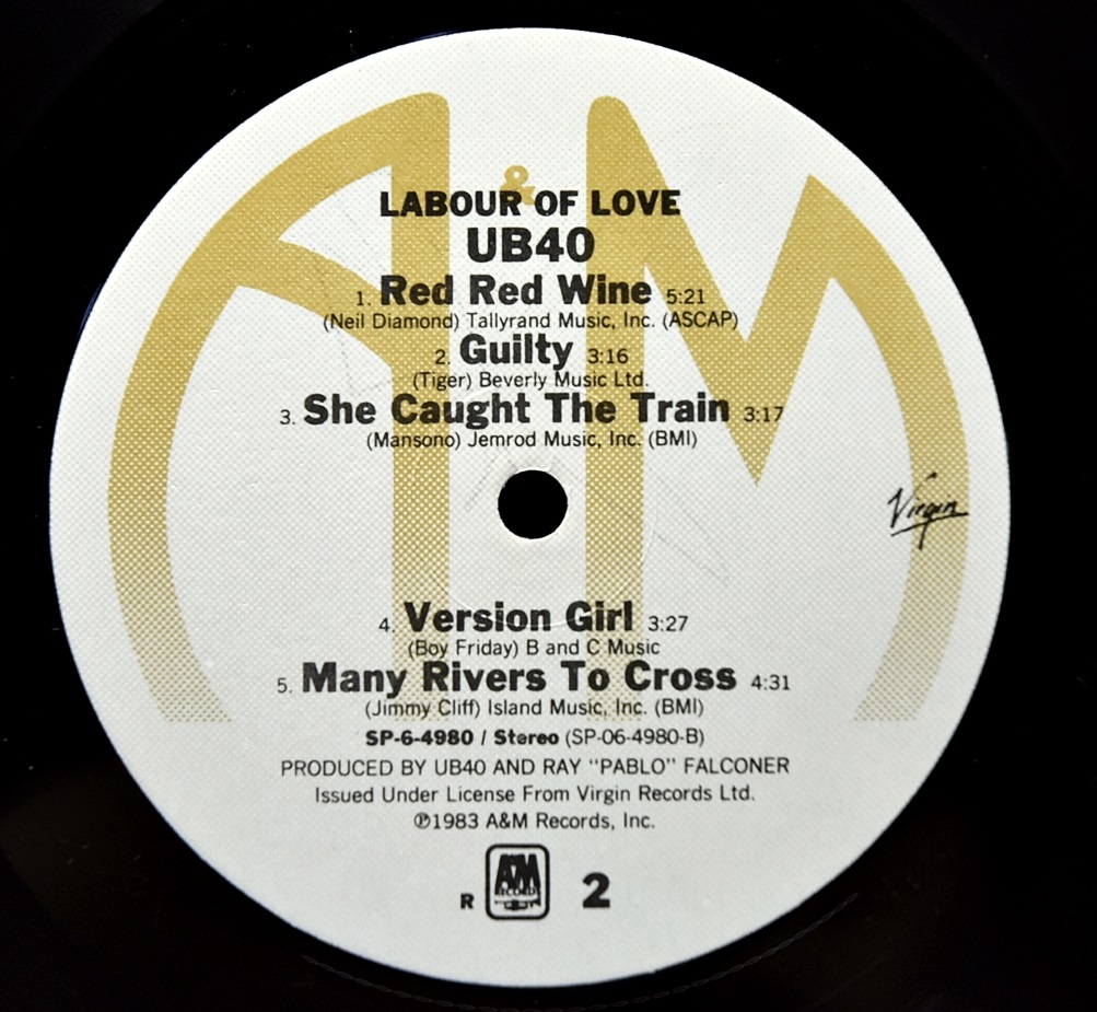 UB40 – Labour Of Love ㅡ 중고 수입 오리지널 아날로그 LP