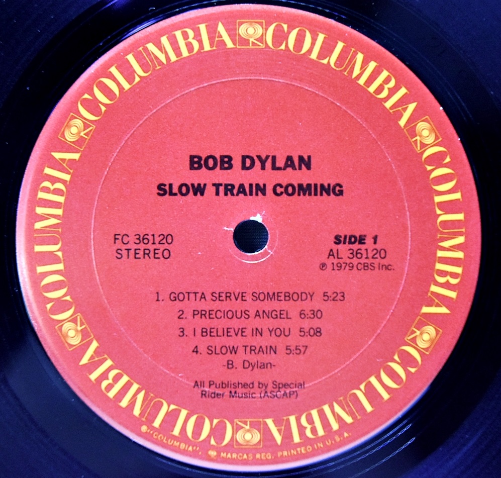 Bob Dylan [밥 딜런] - Slow Train Coming (USA Pressing) ㅡ 중고 수입 오리지널 아날로그 LP