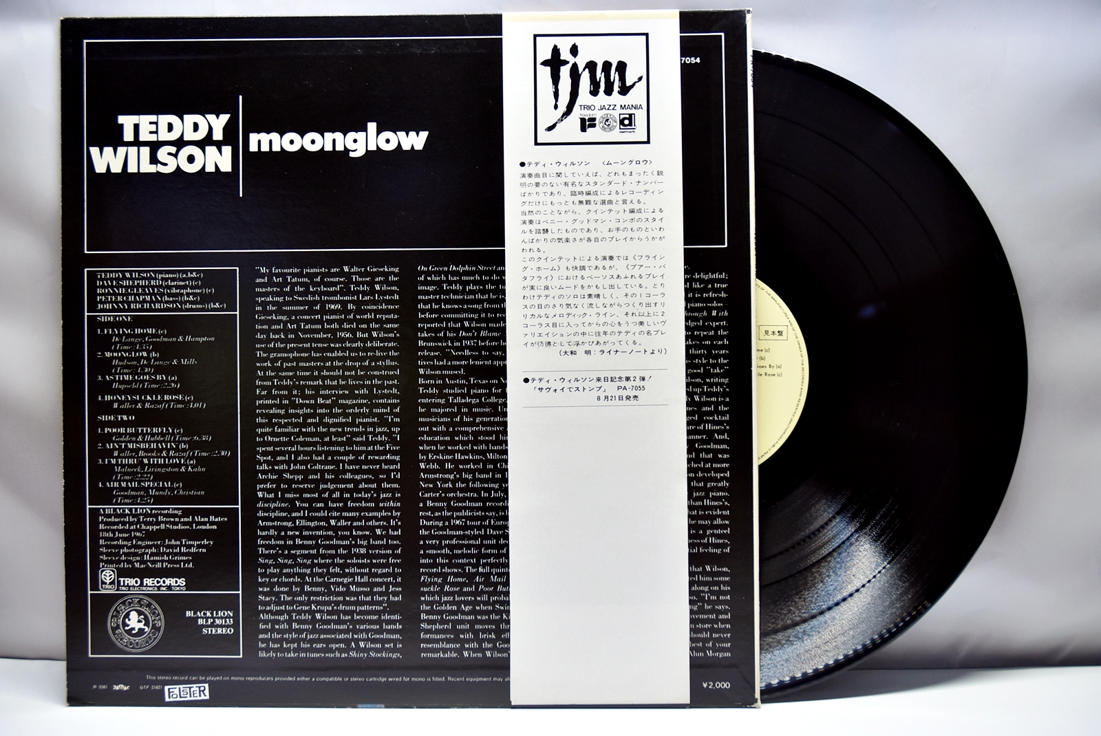 Teddy Wilson [테디 윌슨] – Moonglow - 중고 수입 오리지널 아날로그 LP