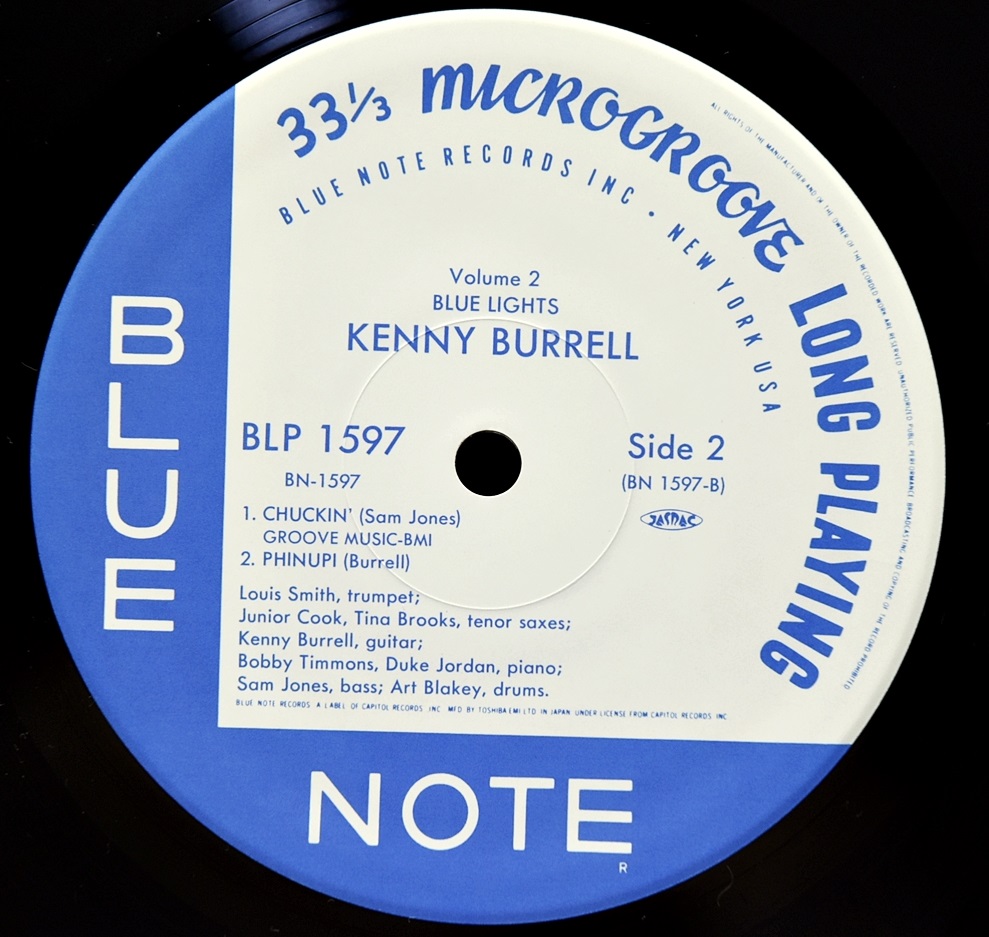 Kenny Burrell [케니 버렐] ‎- Blue Lights, Volume 2 - 중고 수입 오리지널 아날로그 LP