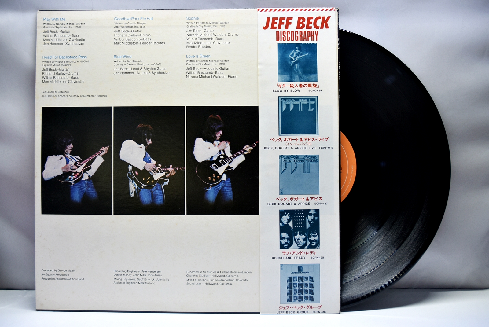 Jeff Beck [제프 백] – Wired ㅡ 중고 수입 오리지널 아날로그 LP