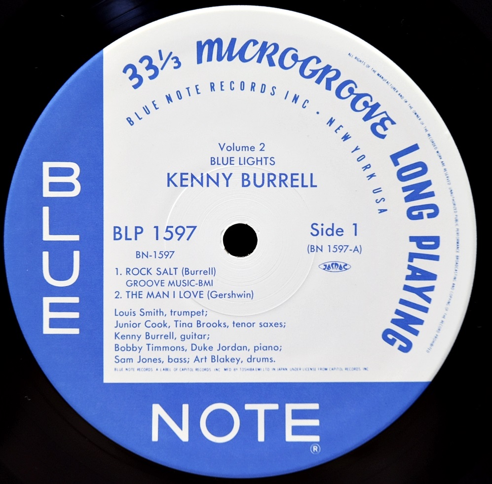 Kenny Burrell [케니 버렐] ‎- Blue Lights, Volume 2 - 중고 수입 오리지널 아날로그 LP