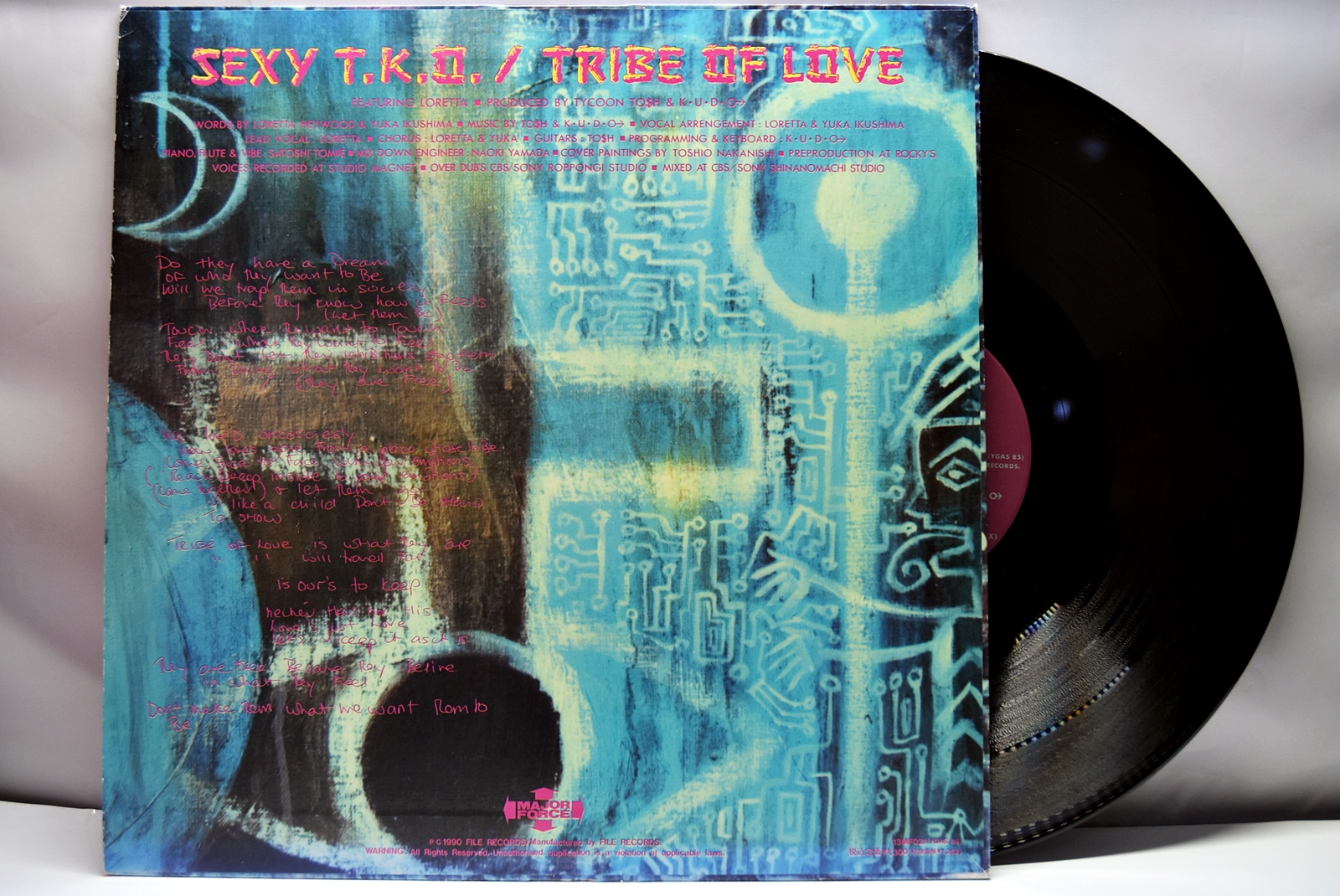 Sexy T.K.O. – Tribe Of Love ㅡ 중고 수입 오리지널 아날로그 LP
