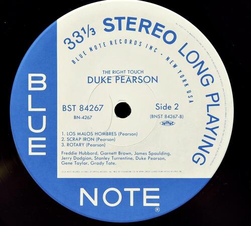 Duke Pearson [듀크 피어슨] – The Right Touch - 중고 수입 오리지널 아날로그 LP