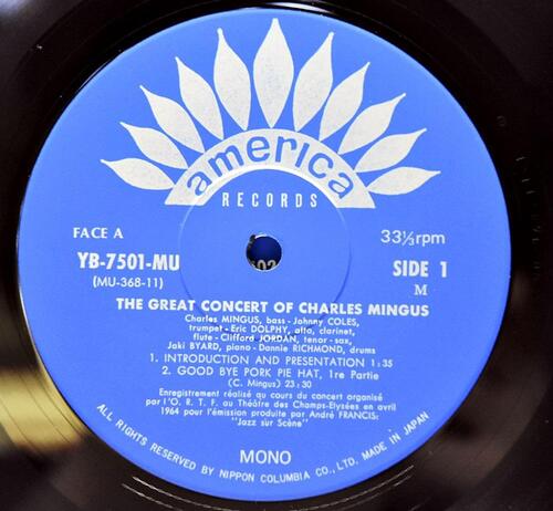 Charles Mingus [찰스 밍구스] – The Great Concert Of Charles Mingus - 중고 수입 오리지널 아날로그 3LP