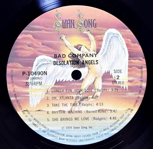 Bad Company [배드 컴퍼니] – Desolation Angels ㅡ 중고 수입 오리지널 아날로그 LP