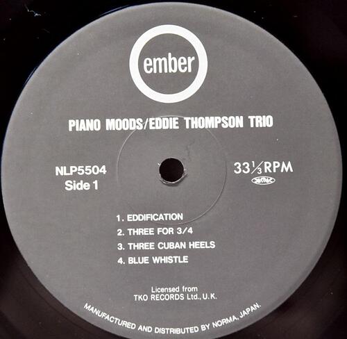 Eddie Thompson Trio [에디 톰슨] – Piano Moods - 중고 수입 오리지널 아날로그 LP