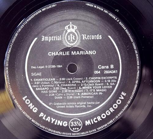 Charlie Mariano [찰리 마리아노] – Charlie Mariano With HIs Jazz Group - 중고 수입 오리지널 아날로그 LP