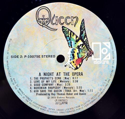 Queen [퀸] - A Night At the Opera ㅡ 중고 수입 오리지널 아날로그 LP