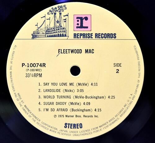 Fleetwood Mac [플리트우드 맥] - Fleetwood Mac - 중고 수입 오리지널 아날로그 LP