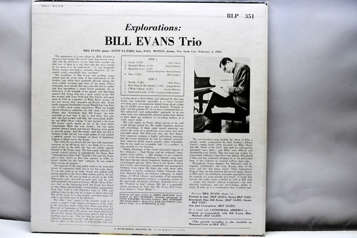 Bill Evans [빌 에반스] – Explorations - 중고 수입 오리지널 아날로그 LP