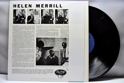 Helen Merrill [헬렌 메릴]‎ - Helen Merrill - 중고 수입 오리지널 아날로그 LP