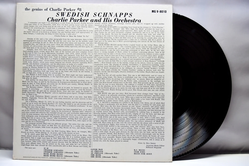 Charlie Parker And His Orchestra [찰리 파커] – Swedish Schnapps - 중고 수입 오리지널 아날로그 LP