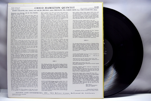 Chico Hamilton Quintet [치코 해밀턴] - Chico Hamilton Quintet - 중고 수입 오리지널 아날로그 LP