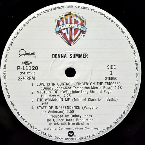 Donna Summer [도나 서머] – Donna Summer ㅡ 중고 수입 오리지널 아날로그 LP