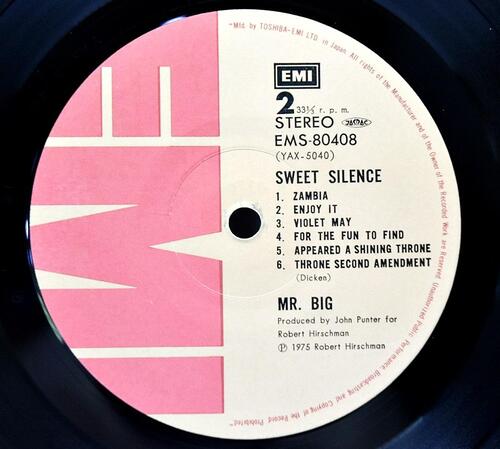 Mr. Big [미스터 빅] - Sweet Silence ㅡ 중고 수입 오리지널 아날로그 LP