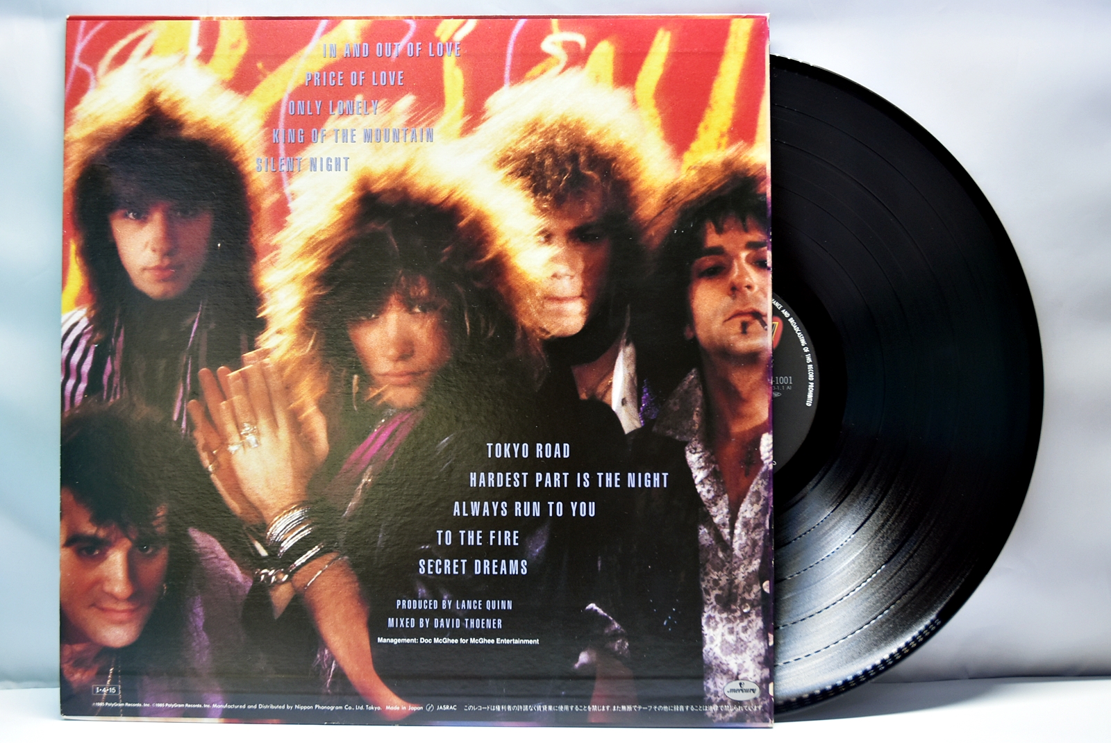 Bon Jovi [본 조비] – 7800° Fahrenheit - 중고 수입 오리지널 아날로그 LP