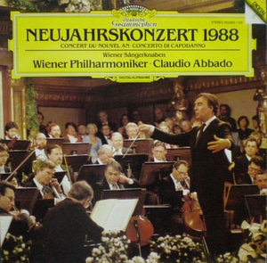 New Year Concert 1988 - Claudio Abbado 중고 수입 오리지널 아날로그 LP