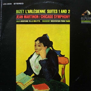 Bizet/Lalo/Massenet-L`Arlesienne suites 외-Martinon 중고 수입 오리지널 아날로그 LP