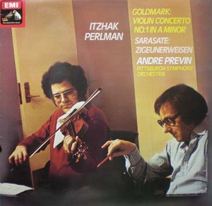 Goldmark/Sarasate-Violin Concerto/Zigeunerweisen-Perlman/Previn 중고 수입 오리지널 아날로그 LP